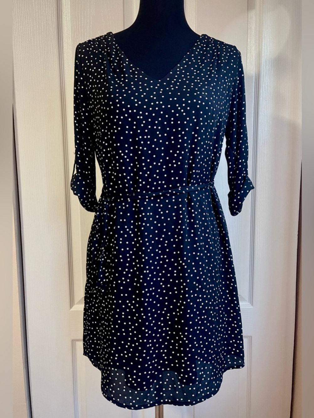Verse Polka Dot Shift Dress